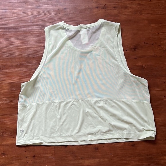 Athleta mint mesh back muscle tank - Picture 2 of 2